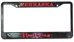 Nebraska Huskers Black License Frame - CR-A3075