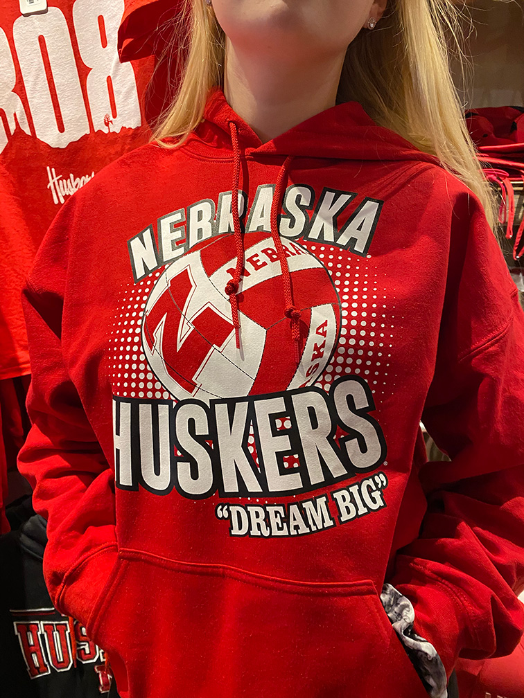 Nebraska discount volleyball sweatshirt