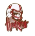 Huskers Helmet Gold Magnet - MD-A3102