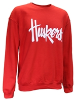 Huskers Script Crewneck - Red Nebraska Cornhuskers, Nebraska  Mens, Huskers  Mens, Nebraska  Crew, Huskers  Crew, Nebraska  Mens Sweatshirts, Huskers  Mens Sweatshirts, Nebraska Red Husker Script Crewneck Sweatshirt Western, Huskers Red Husker Script Crewneck Sweatshirt Western