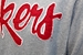 Huskers Script Gray Fleece Crew - AS-95056