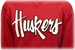 Huskers Script Red Fleece Crew - AS-95057