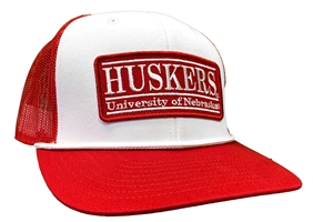 Huskers University Of Nebraska 90s Trucker Nebraska Cornhuskers, Nebraska  Mens Hats, Huskers  Mens Hats, Nebraska  Mens Hats, Huskers  Mens Hats, Nebraska Red And White Huskers University Of Nebraska Adjustable Trucker Hat The Game, Huskers Red And White Huskers University Of Nebraska Adjustable Trucker Hat The Game