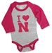 I Love Nebraska Raglan Onesie - CH-87081