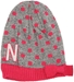 Infant Pink Polka Dot Knit Hat - CH-75339