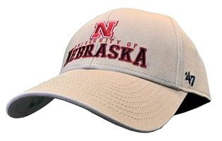 Khaki University Of Nebraska Powell Cap Nebraska Cornhuskers, Nebraska  Mens Hats, Huskers  Mens Hats, Nebraska  Mens Hats, Huskers  Mens Hats, Nebraska Khaki University Of Nebraska Powell Adjustable Hat 47 Brand, Huskers Khaki University Of Nebraska Powell Adjustable Hat 47 Brand