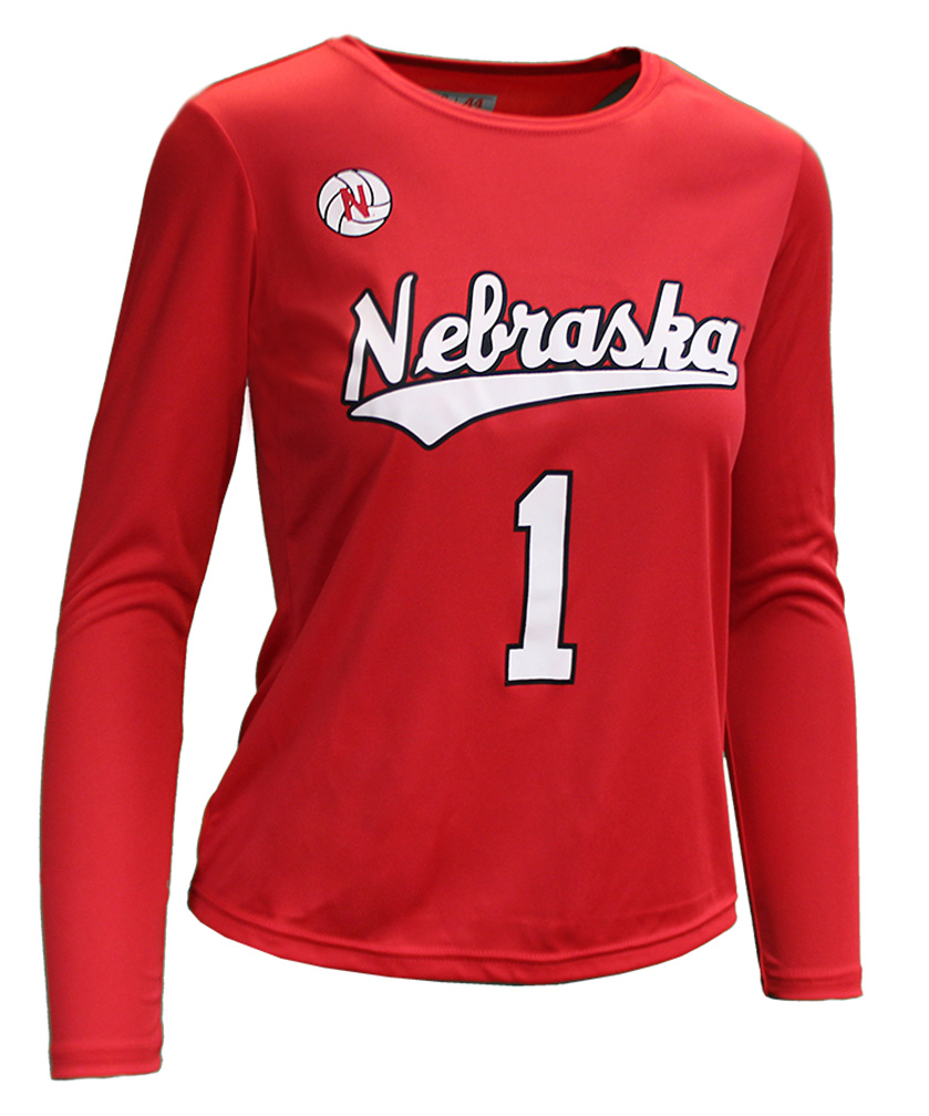 adidas nebraska volleyball shirt