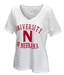 Ladies Skinny Husker N VNeck Slub - AT-B6200