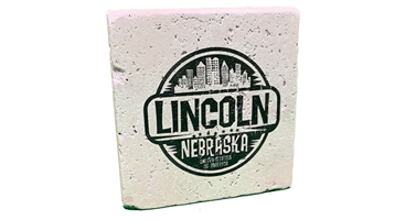 Lincoln Nebraska Skyline Stamp Stone Coaster Nebraska Cornhuskers, Nebraska  Kitchen & Glassware, Huskers  Kitchen & Glassware, Nebraska  Game Room & Big Red Room, Huskers  Game Room & Big Red Room, Nebraska Lincoln Nebraska Skyline Stamp Stone Coaster CoasterWorx  , Huskers Lincoln Nebraska Skyline Stamp Stone Coaster CoasterWorx  