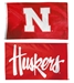 N Huskers Double Sided Flag - FW-05092