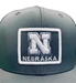 N Nebraska Back 9 Fitted Lid - Ash - HT-H1324