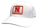 N Nebraska Back 9 Fitted Lid - Cream - HT-H1323