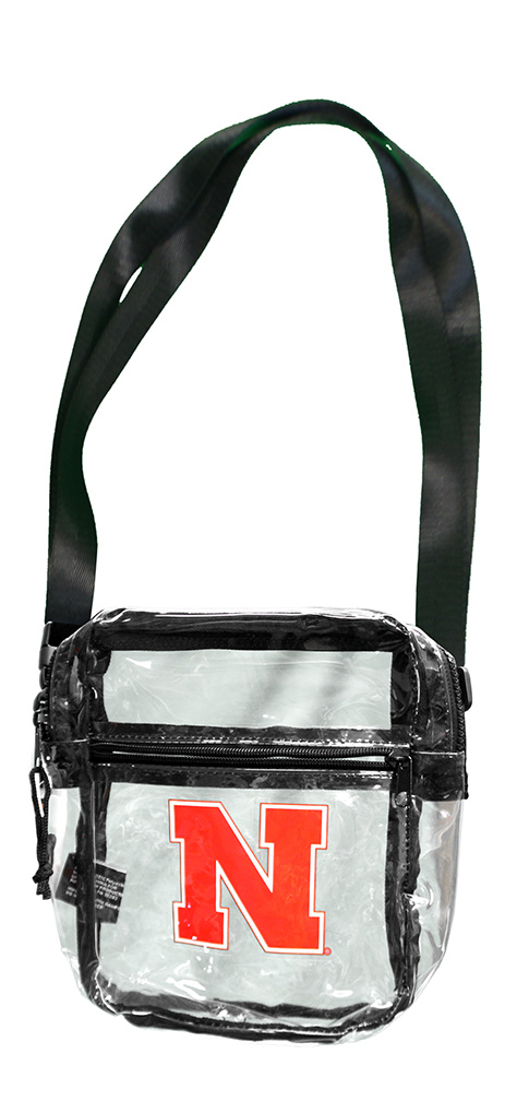 Clear Nebraska Sideline Purse Little Earth