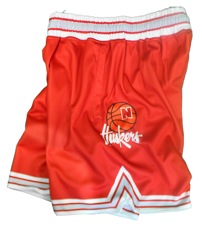 Nebraska basketball shorts online