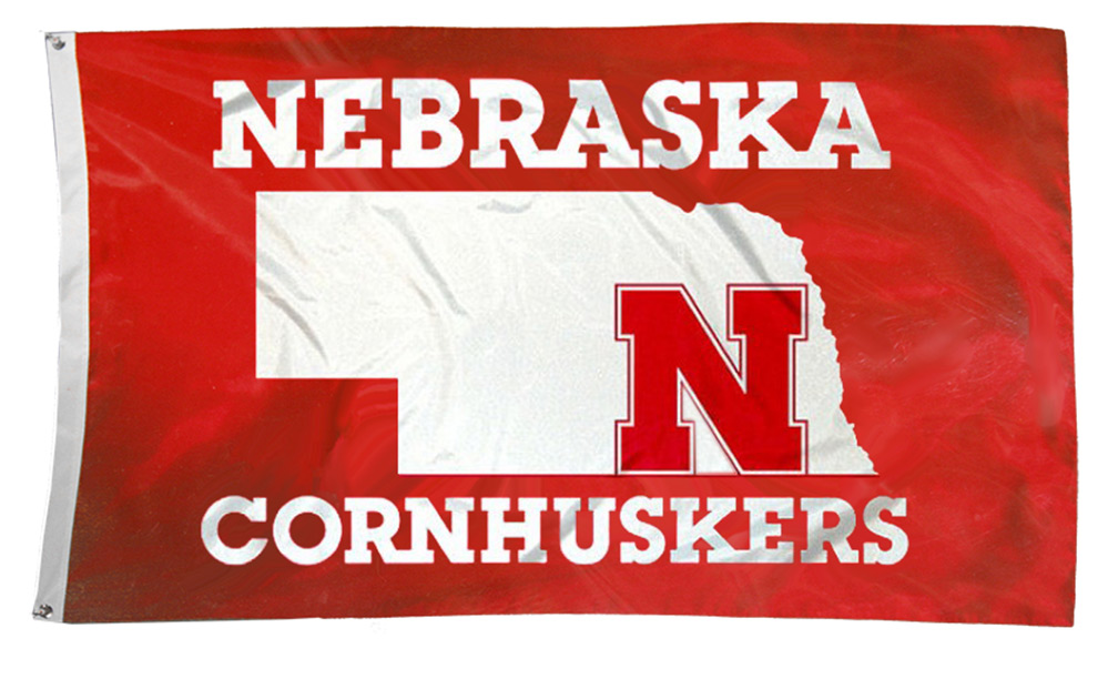 Nebraska Cornhuskers 3 x 5 Flag