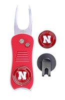 Nebraska Divot Tool Tin Set Nebraska Cornhuskers, Nebraska Golf Items, Huskers Golf Items, Nebraska Nebraska Divot Tool Tin Set, Huskers Nebraska Divot Tool Tin Set