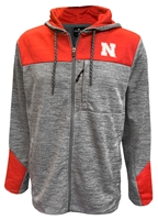 Nebraska Dozer Full Zip Fleece Hood Nebraska Cornhuskers, Nebraska  Zippered, Huskers  Zippered, Nebraska  Mens, Huskers  Mens, Nebraska  Mens Outerwear, Huskers  Mens Outerwear, Nebraska  Mens, Huskers  Mens, Nebraska  Hoodies, Huskers  Hoodies, Nebraska Grey Nebraska Dozer FZ Fleece Hoodie Colosseum, Huskers Grey Nebraska Dozer FZ Fleece Hoodie Colosseum