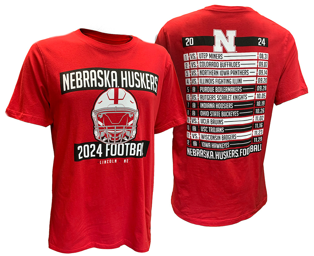 Nebraska Football Is Back 2024 Schedule Tee