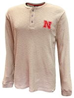 Nebraska Great Outdoors Waffle Henley Nebraska Cornhuskers, Nebraska  Mens T-Shirts, Huskers  Mens T-Shirts, Nebraska  Long Sleeve, Huskers  Long Sleeve, Nebraska  Mens, Huskers  Mens, Nebraska Tan Nebraska Great Outdoors Sweater Waffle Henley Colosseum, Huskers Tan Nebraska Great Outdoors Sweater Waffle Henley Colosseum