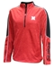 Nebraska Huskers Marled Quarter Zip= - AW-G2075