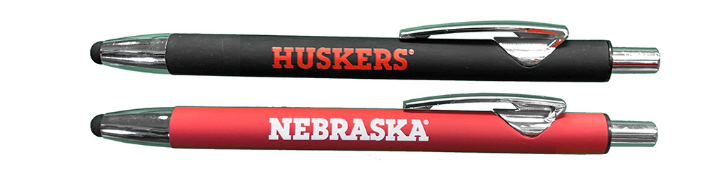 Nebraska Huskers Pen Set Nebraska Cornhuskers, Nebraska  Office, Den & Entry, Huskers  Office, Den & Entry, Nebraska Red And Black Nebraska Pen Set Of 2, Huskers Red And Black Nebraska Pen Set Of 2