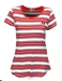 Nebraska N Red Stripe Scoop Neck Tee - AT-94049