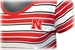 Nebraska N Red Stripe Scoop Neck Tee - AT-94049