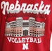 Nebraska N Volleyball Ace Tee - AT-G1555