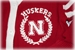 Nebraska Old School Cardigan with Chenille Emblem - AP-82020