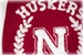 Nebraska Old School Cardigan with Chenille Emblem - AP-82020