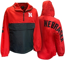 Nebraska Reloaded 1/4 Zip Anorak Jacket Nebraska Cornhuskers, Nebraska  Mens Outerwear, Huskers  Mens Outerwear, Nebraska  Mens, Huskers  Mens, Nebraska Red And Black Nebraska Reloaded 1/4 Zip Anorak Jacket Colosseum, Huskers Red And Black Nebraska Reloaded 1/4 Zip Anorak Jacket Colosseum