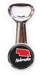 Nebraska State Bottle Opener Magnet Black - MD-A1124