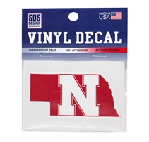 Nebraska State N Logo Decal Nebraska Cornhuskers, Nebraska Vehicle, Huskers Vehicle, Nebraska Stickers Decals & Magnets, Huskers Stickers Decals & Magnets, Nebraska Nebraska State N Logo Decal, Huskers Nebraska State N Logo Decal