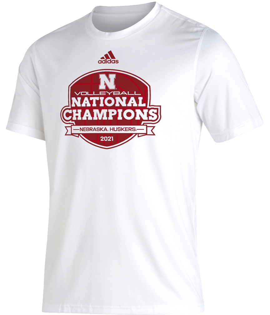 adidas nebraska volleyball shirt