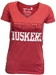 RED S/S V GLITTER NE HUSKERS AND N LOGO KINGSTON - AT-80103