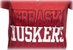 RED S/S V GLITTER NE HUSKERS AND N LOGO KINGSTON - AT-80103