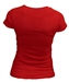 Red V-Neck Tie Tee - AT-71084