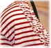 Red/White Ruffled Collar UG - AT-71150