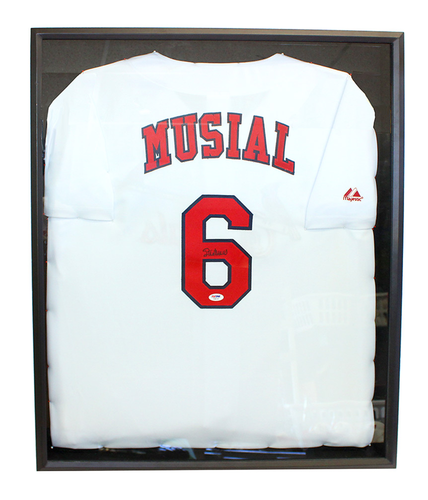 Stan Musial #6 St. Louis Cardinals Patch Logo Facsimile Autograph