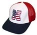 Stars and Stripes Iron N Trucker Hat - HT-B6192