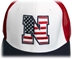 Stars and Stripes Iron N Trucker Hat - HT-B6192