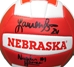 Stivrins N Hames Autographed Mini Huskers Volleyball - JH-E2021