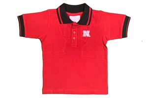 Toddler Boys Nebraska RB Polo Nebraska Cornhuskers, Nebraska Blackshirts, Huskers Blackshirts, Nebraska  Childrens, Huskers  Childrens, Nebraska Polos, Huskers Polos, Nebraska  Kids, Huskers  Kids, Nebraska Toddler Boys Red With Black Collar Blackshirts Polo  , Huskers Toddler Boys Red With Black Collar Blackshirts Polo  