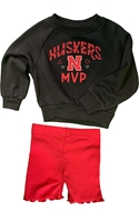 Toddler Girls Huskers MVP Fleece N Short Set Nebraska Cornhuskers, Nebraska  Childrens, Huskers  Childrens, Nebraska  Kids, Huskers  Kids, Nebraska  Crew, Huskers  Crew, Nebraska Toddler Girls Red Nebraska Beta Fleece And Short Set Colosseum, Huskers Toddler Girls Red Nebraska Beta Fleece And Short Set Colosseum