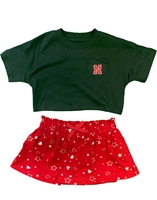 Toddler Girls Huskers Star League Tee N Skirt Set Nebraska Cornhuskers, Nebraska  Childrens, Huskers  Childrens, Nebraska  Kids, Huskers  Kids, Nebraska  Short Sleeve, Huskers  Short Sleeve, Nebraska Toddler Girls Red And Black Huskers Star League Tee And Skirt Set Colosseum, Huskers Toddler Girls Red And Black Huskers Star League Tee And Skirt Set Colosseum