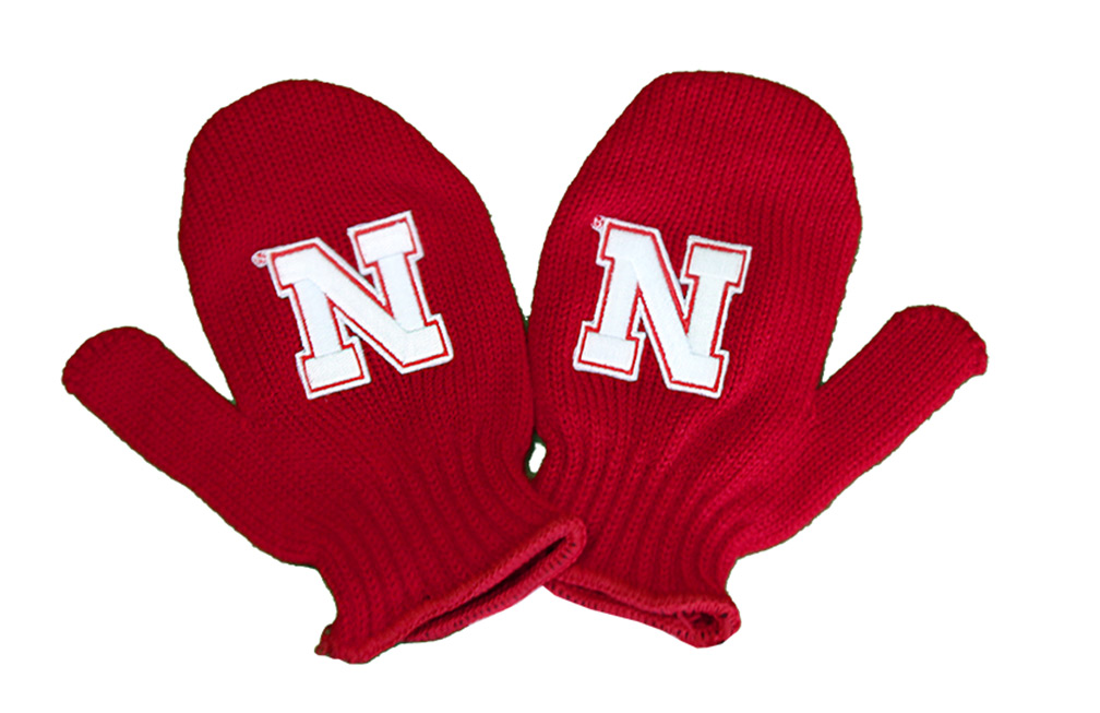 red toddler mittens