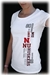 Women's White Scoop T-Shirt - AT-71167