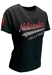 Womens Black Jewels Nebraska Volleyball Slim Fit Tee - AT-H4651