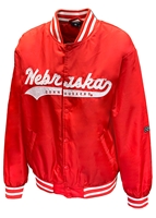 Womens Nebraska Huskers "A" Game Varsity Jacket Nebraska Cornhuskers, Nebraska  Ladies Outerwear, Huskers  Ladies Outerwear, Nebraska  Ladies, Huskers  Ladies, Nebraska Womens Red Nebraska Huskers A Game Varsity Jacket Hype And Vice, Huskers Womens Red Nebraska Huskers A Game Varsity Jacket Hype And Vice