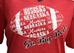 Womens Nebraska Huskers GBR Football V-Neck - AT-F7125